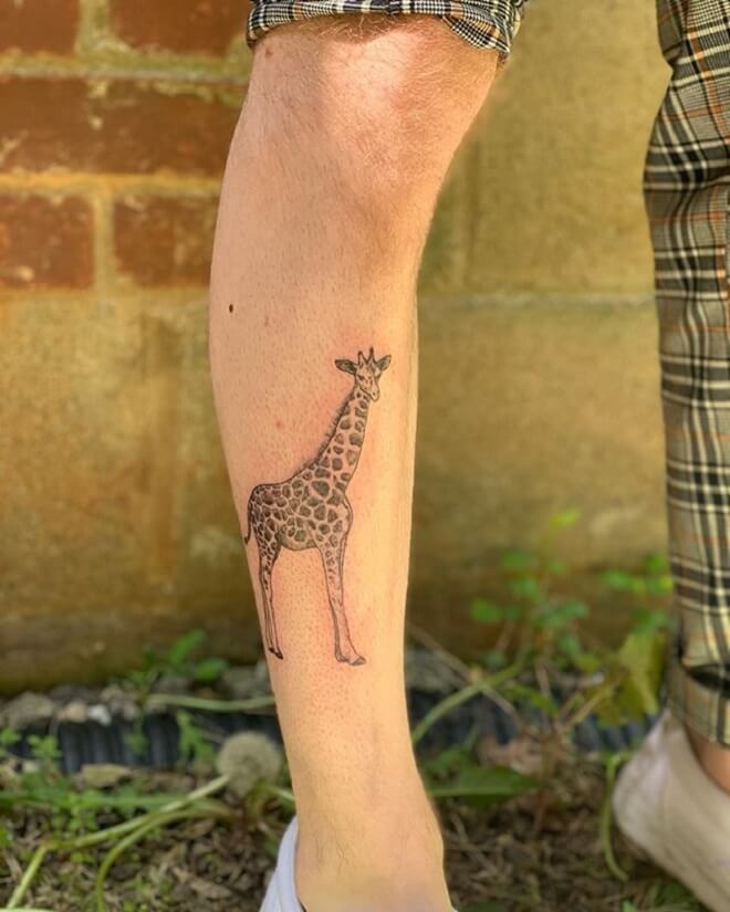 Popular Giraffe Tattoo