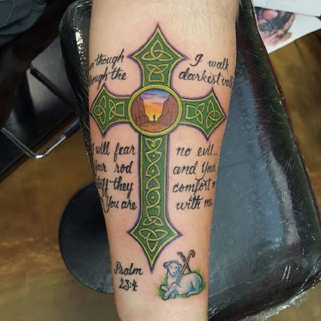 Quotes Celtic Cross Tattoo