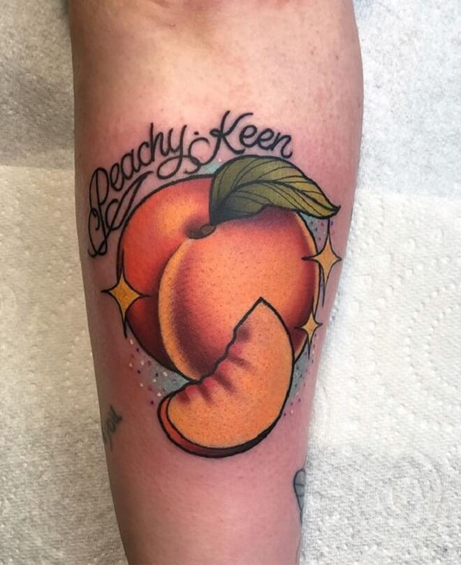 Quotes Peach Tattoo