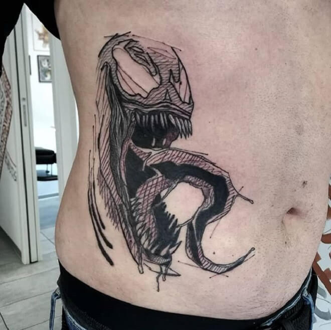 Side Venom Tattoo