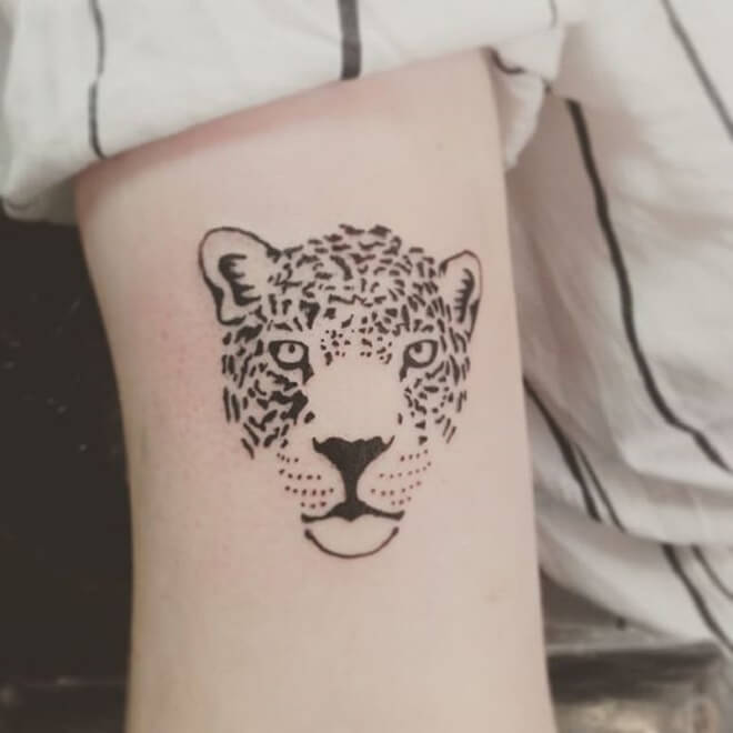 Simple Leopard Tattoo