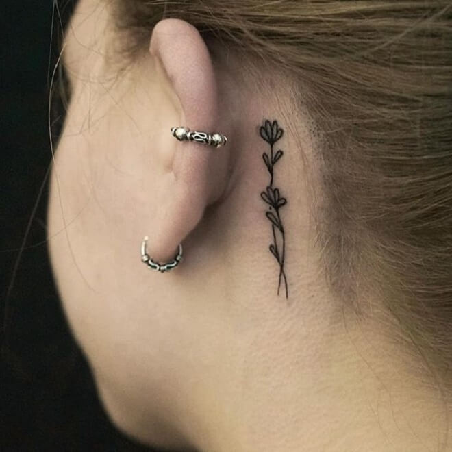Small Flower Tattoo for Women