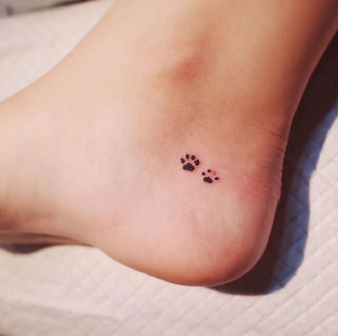 Small Footprint Tattoo