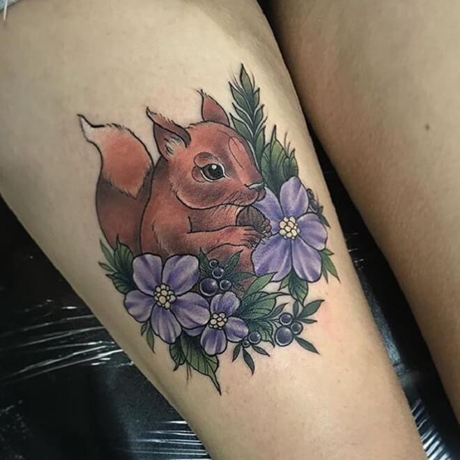 Squirrel Tattoo Artist