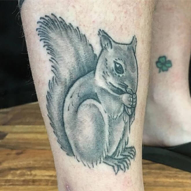 Squirrel Tattoo Work