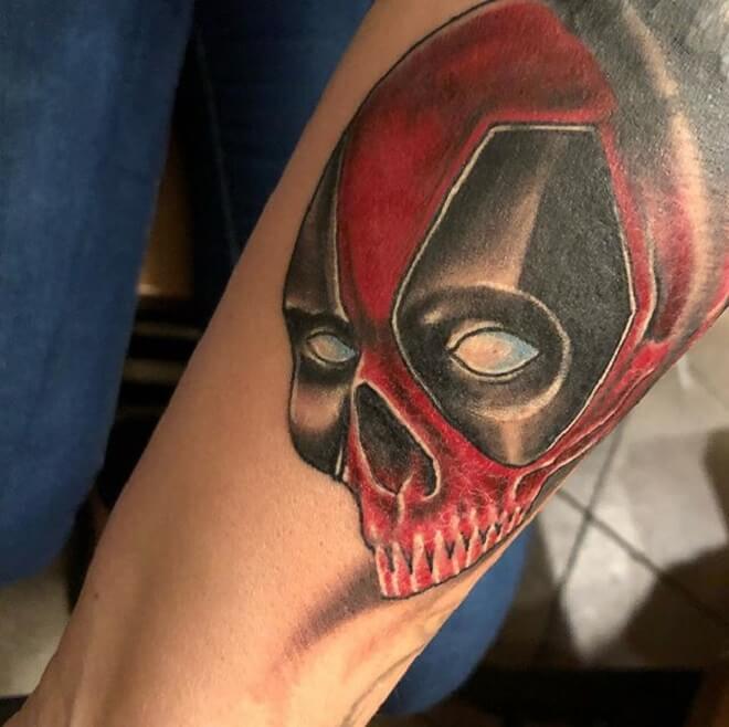 Superhero Deadpool Tattoo