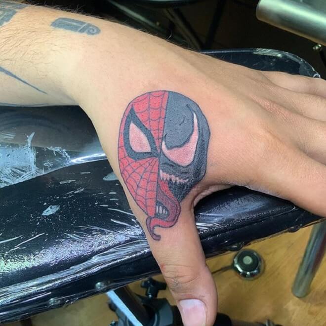 Thumb Venom Tattoo
