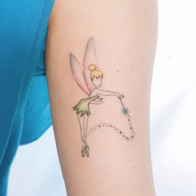 Tinkerbell Women Tattoo