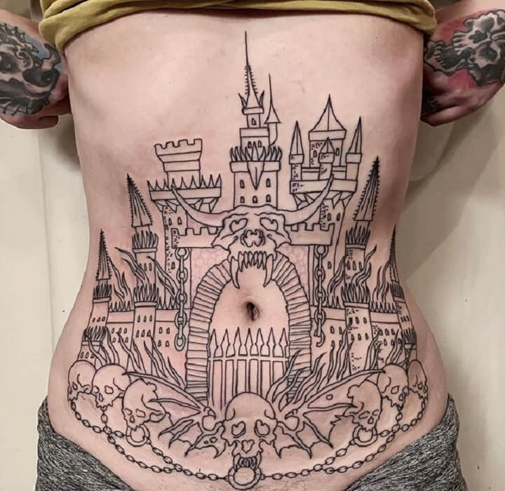 Top Castle Tattoo. 