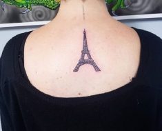 Top Eiffel Tower Tattoo