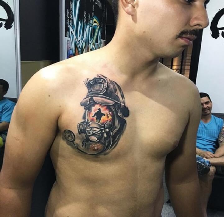 Top Firefighter Tattoo