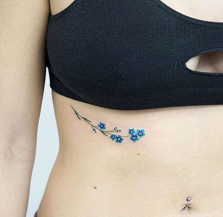 Top Forget Me Not Tattoo