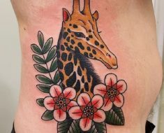 Top Giraffe Tattoo