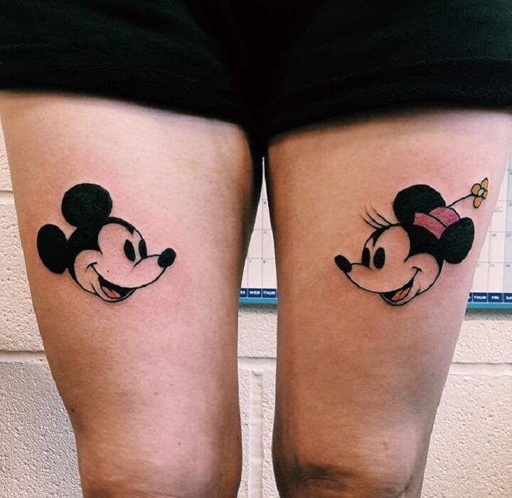 Top Minnie Mouse Tattoo