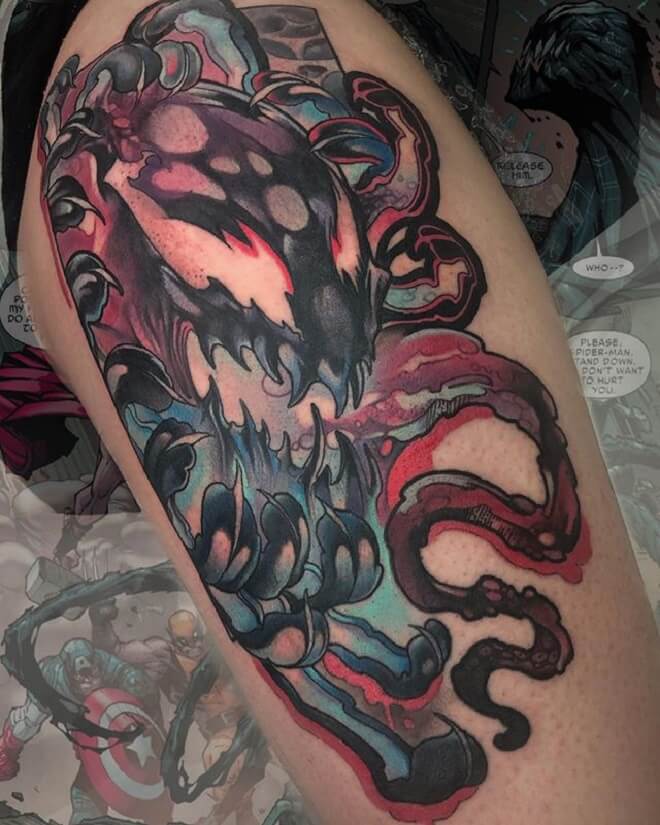 Venom Tattoo Work