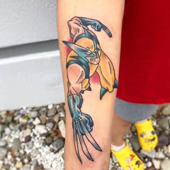 Wolverine Tattoo Art