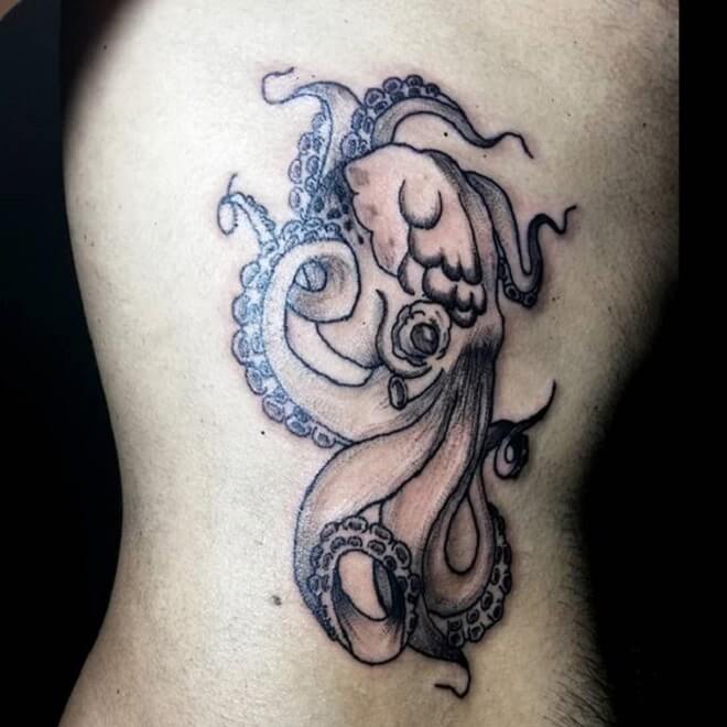 Amazing Kraken Tattoo