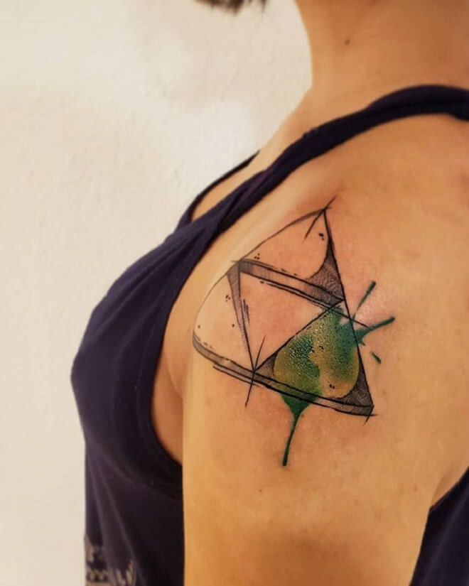 Amazing Triforce Tattoo