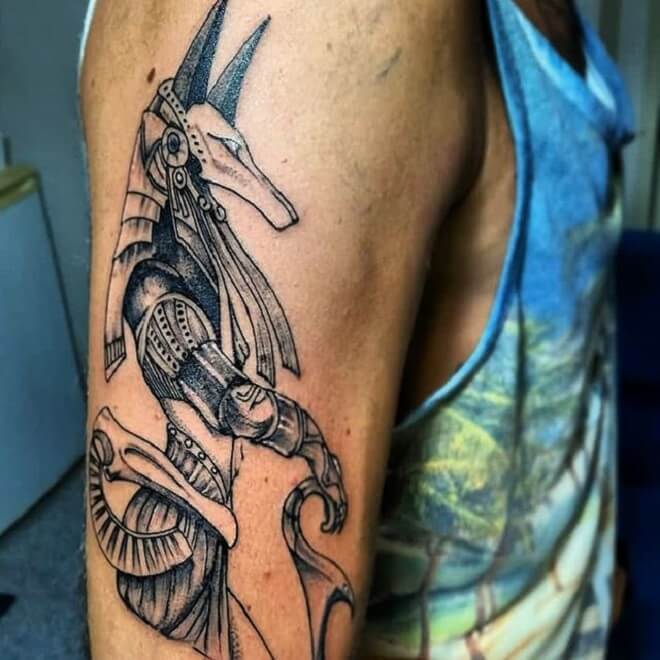 Anubis Tattoo for Men