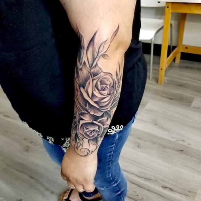 Arm Rose Tattoos