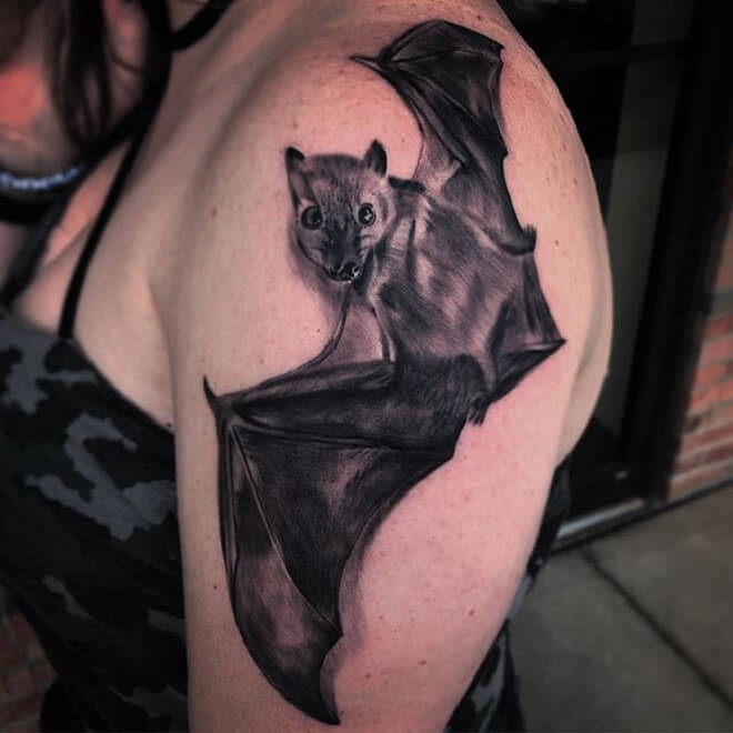 Bat Tattoo Art