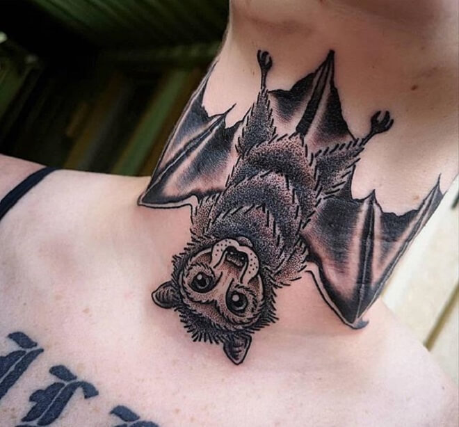 Bat Tattoo for Women