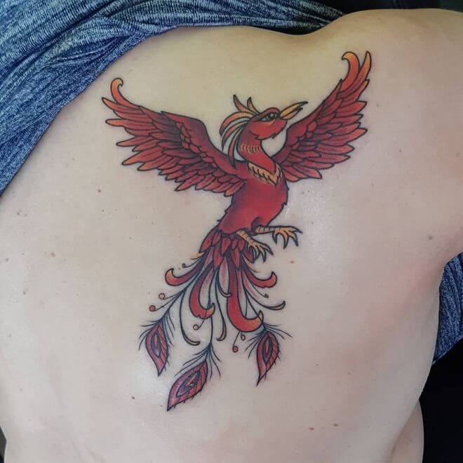 Top 30 Phoenix Tattoos | Colorful Phoenix Tattoo Designs & Ideas