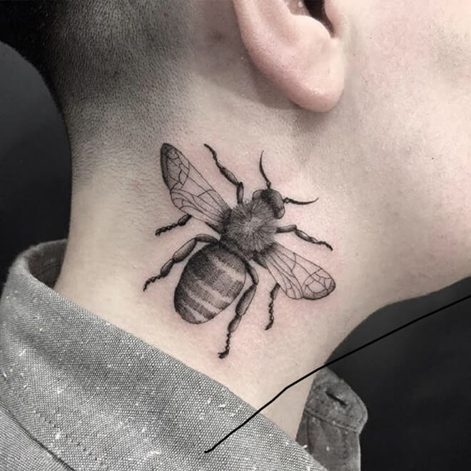 Bee Tattoo for Men