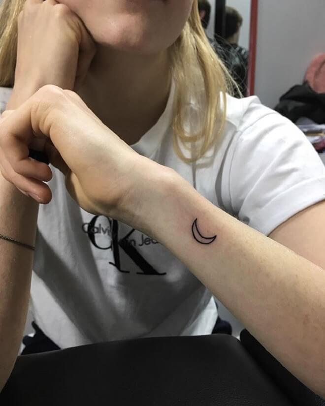 Best Crescent Moon Tattoo