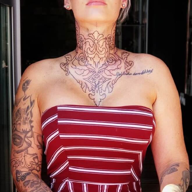 Best Neck Tattoo Designs for Women