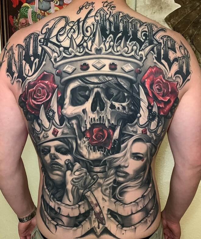 Big Tattoo on Back