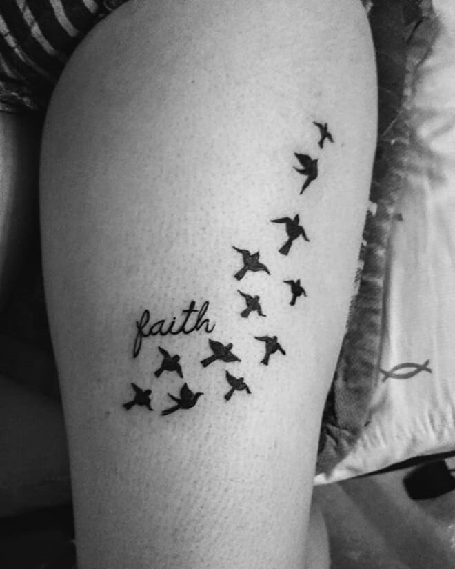 Bird Faith Tattoo