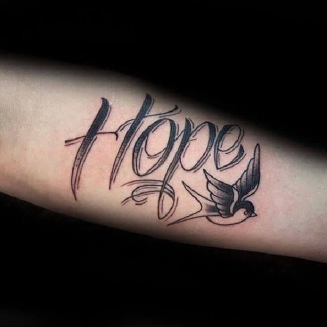 Bird Hope Tattoo