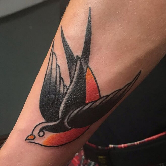 Bird Old School Tattoo