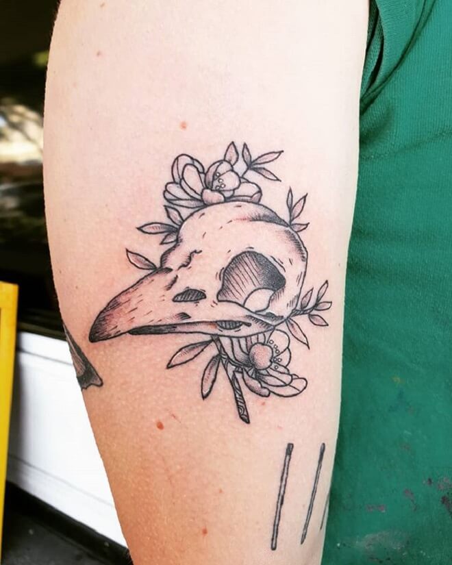 Bird Skull Tattoo