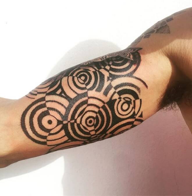 Body Sacred Geometry Tattoo
