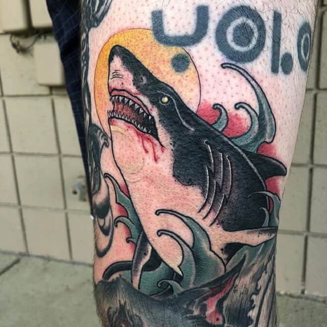 Color Shark Tattoo