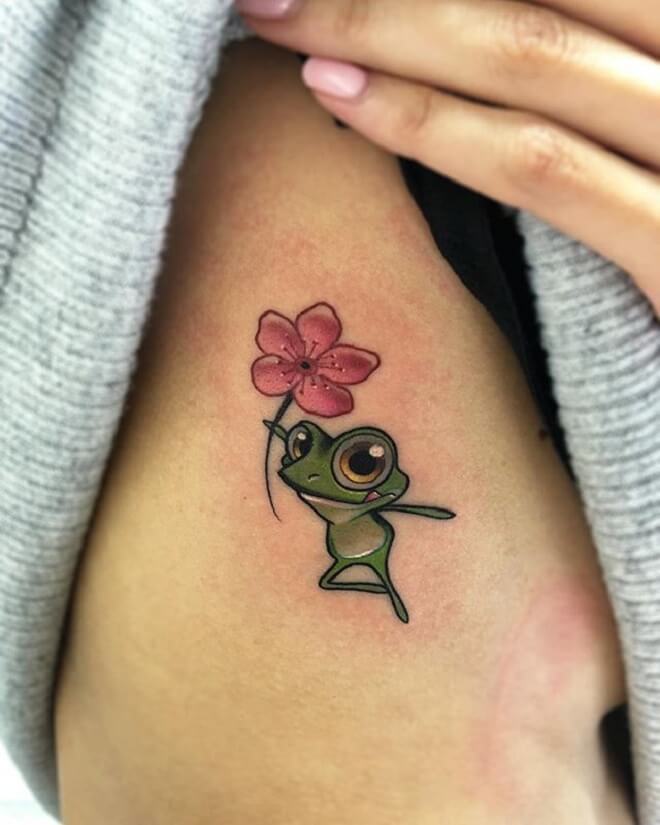 Cute Frog Tattoo
