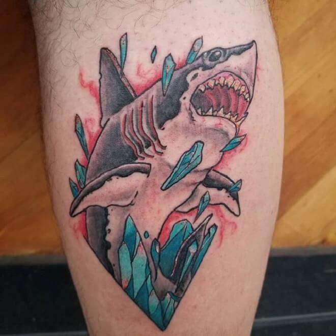 Dangerous Shark Tattoo