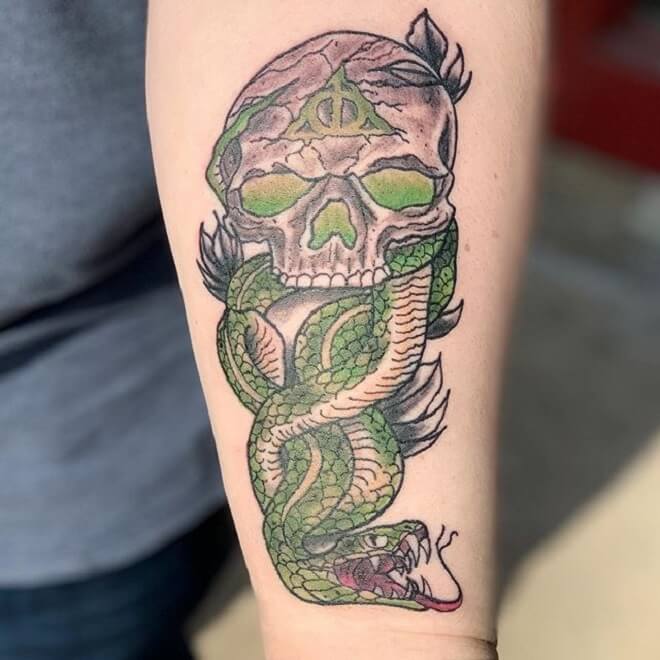 Dark Mark Snake Tattoo