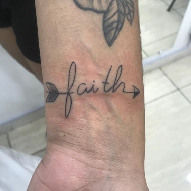 Faith Tattoo for Men