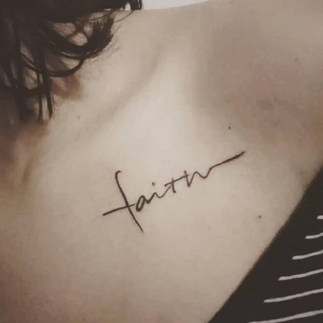 Faith Tattoo for Women