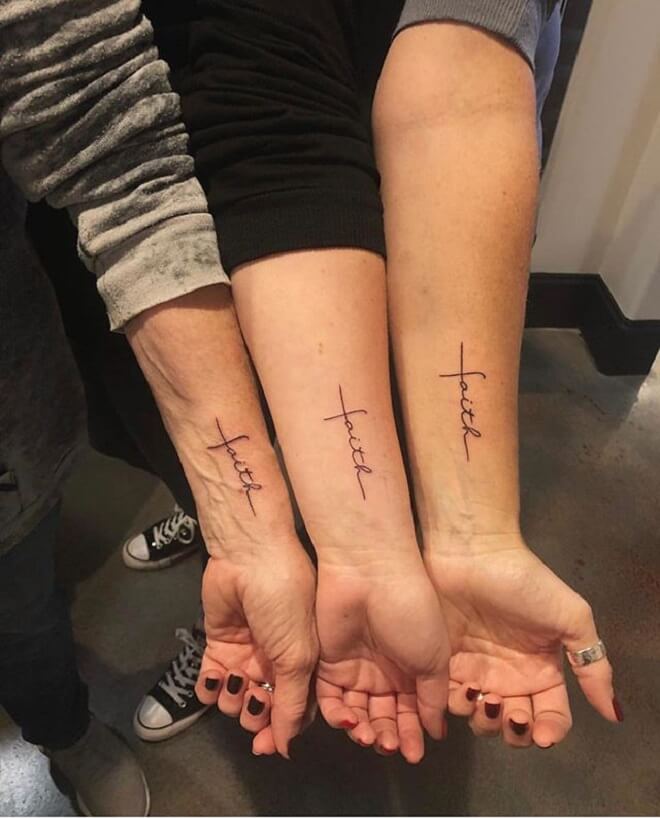 Family Faith Tattoo