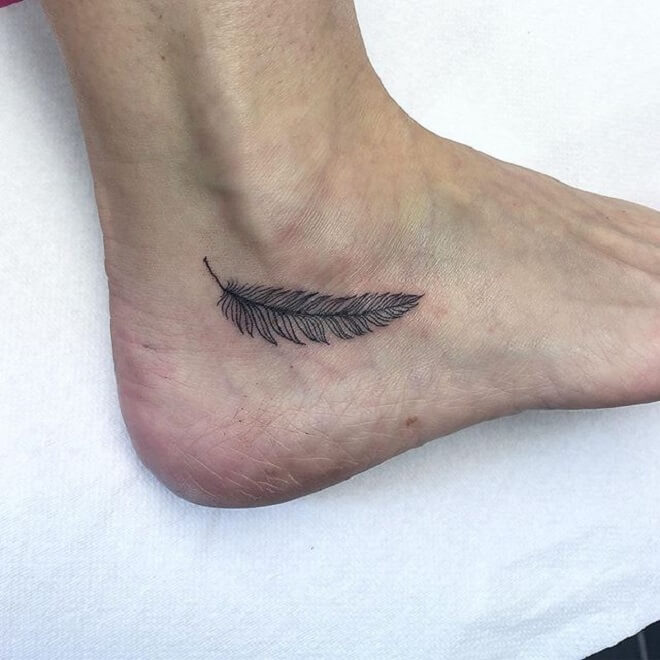 Feather Cool Small Tattoo