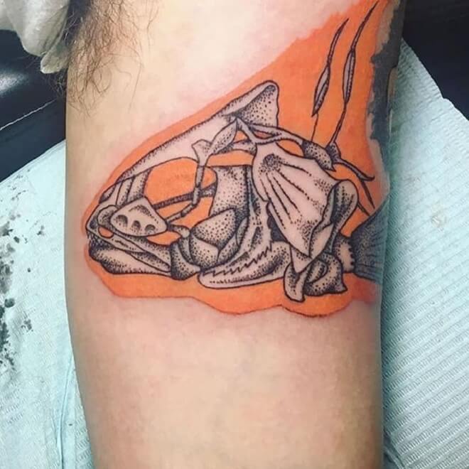 Fish Skull Tattoo