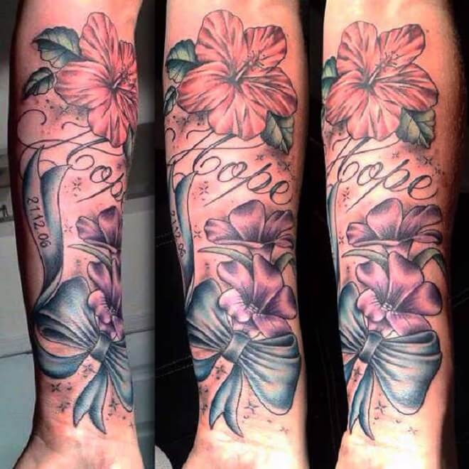 Flower Hope Tattoo