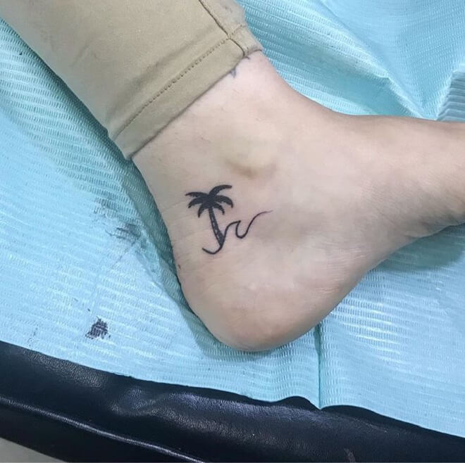 Foot Cool Small Tattoo