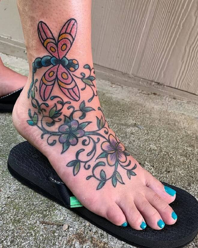 Foot Tattoo Style