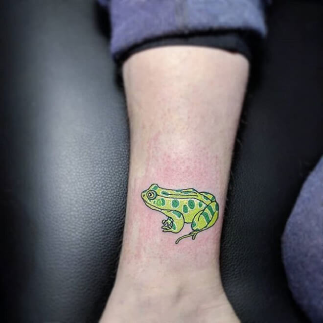 Frog Tattoo Style