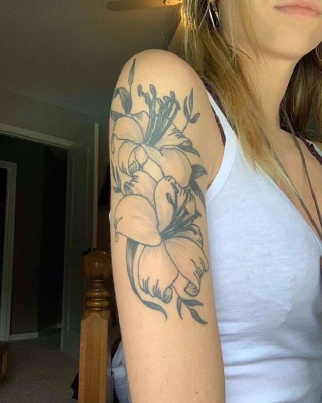 Girl Lily Tattoo